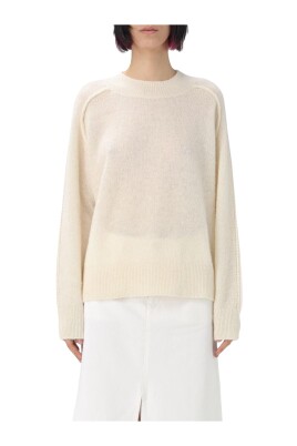 pull-blanc-elegant-a-col-rond