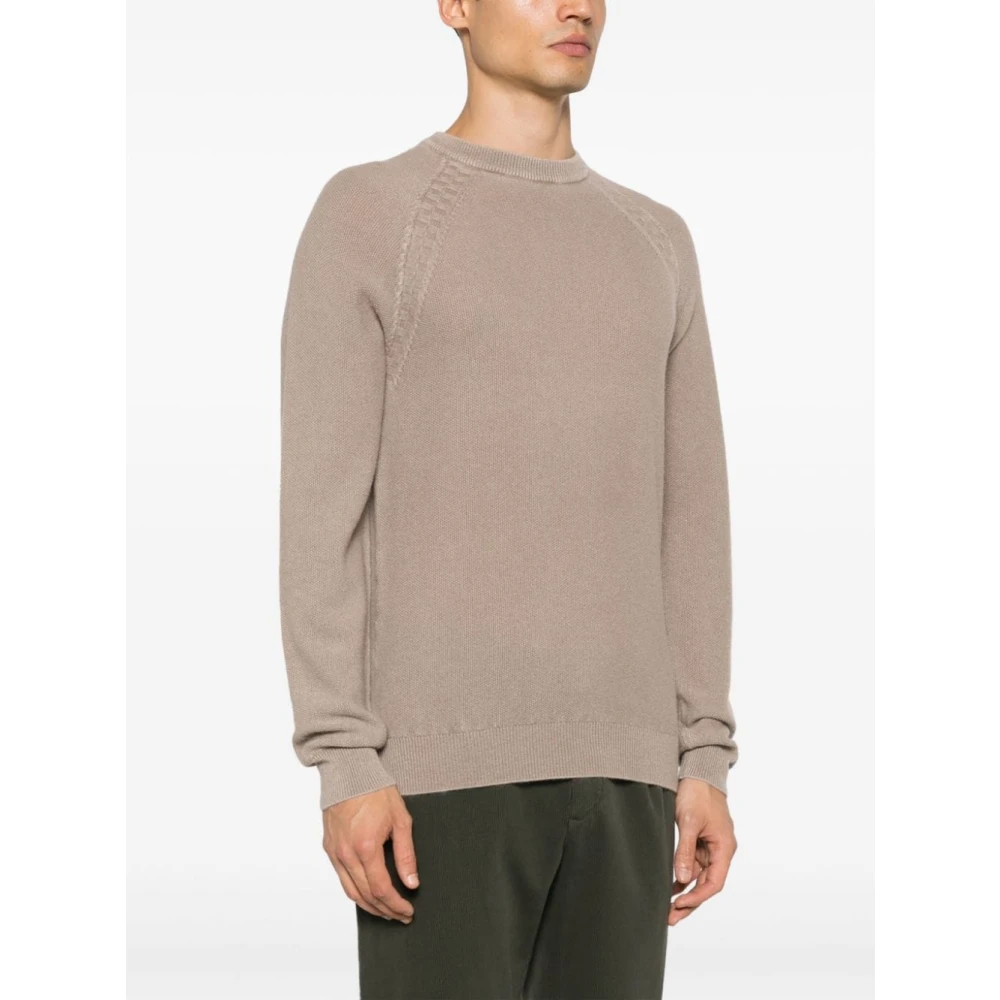 Jacob Cohën Beige Kasjmier Gebreide Trui Beige Heren