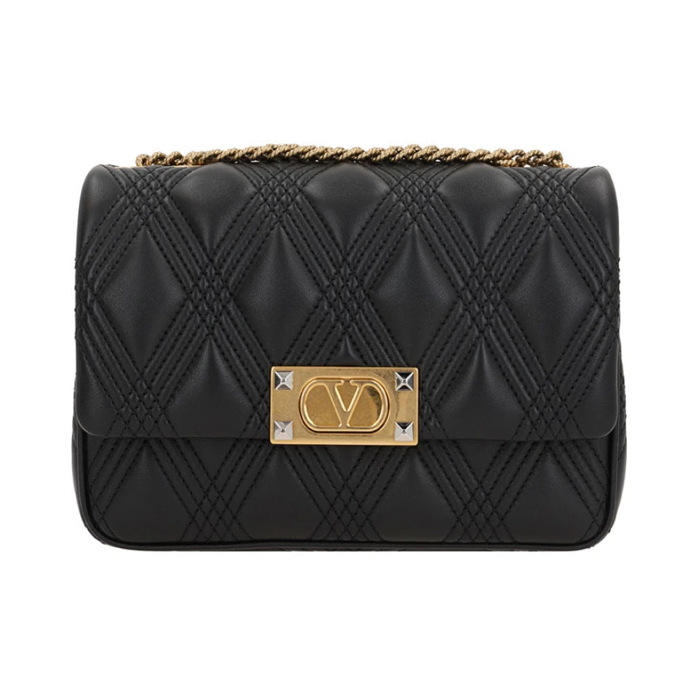 Valentino Garavani Stijlvolle Schoudertas met Unieke Stijl Black Dames