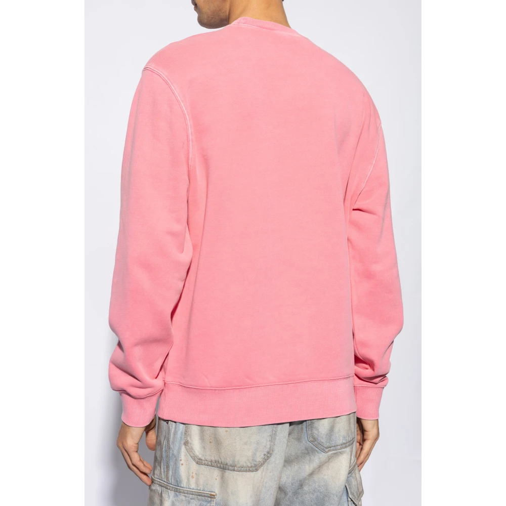 Carhartt WIP Sweatshirt met logo Pink Heren