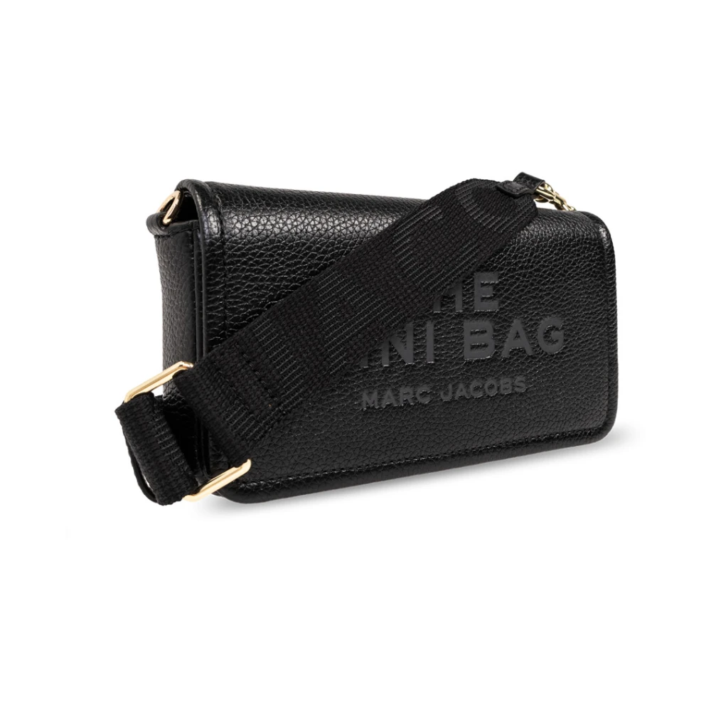 Marc Jacobs Leren Mini Tas Black Dames