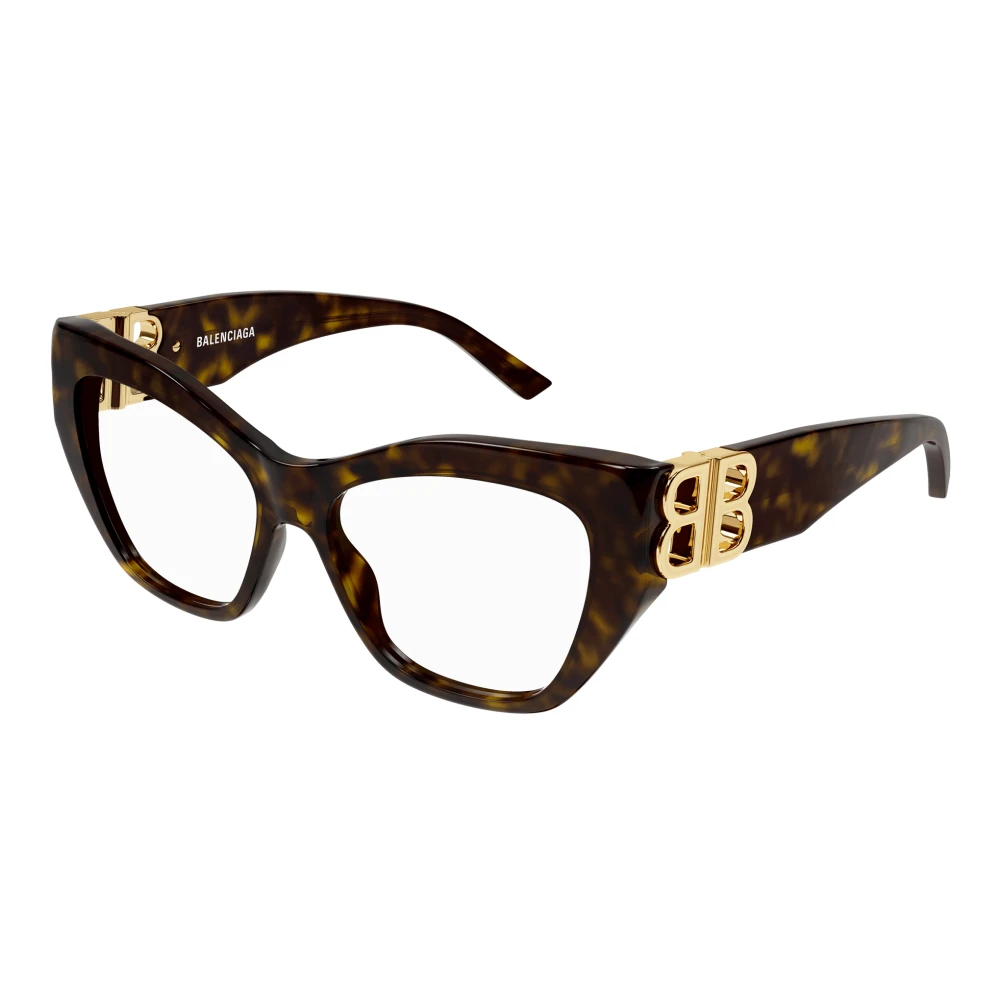 Balenciaga Unisex Brown Glasses, 53 Mm, Stylish Eyewear Frames In Havana Color