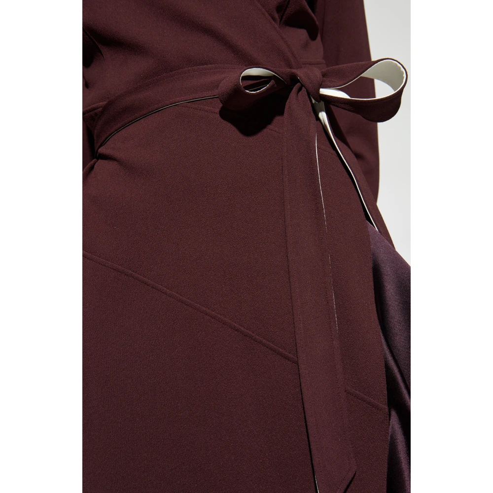 Lanvin Gerimpelde Jurk Purple Dames