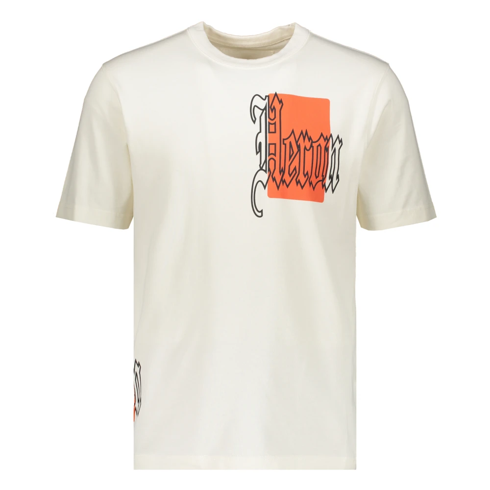 Heron Preston Katoenen T-shirt met print White Heren