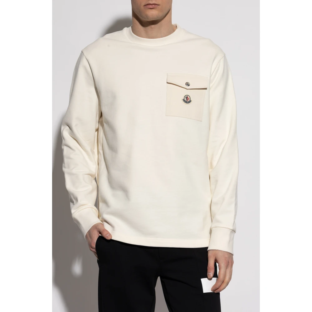 Moncler Sweatshirts & Hoodies Beige Heren