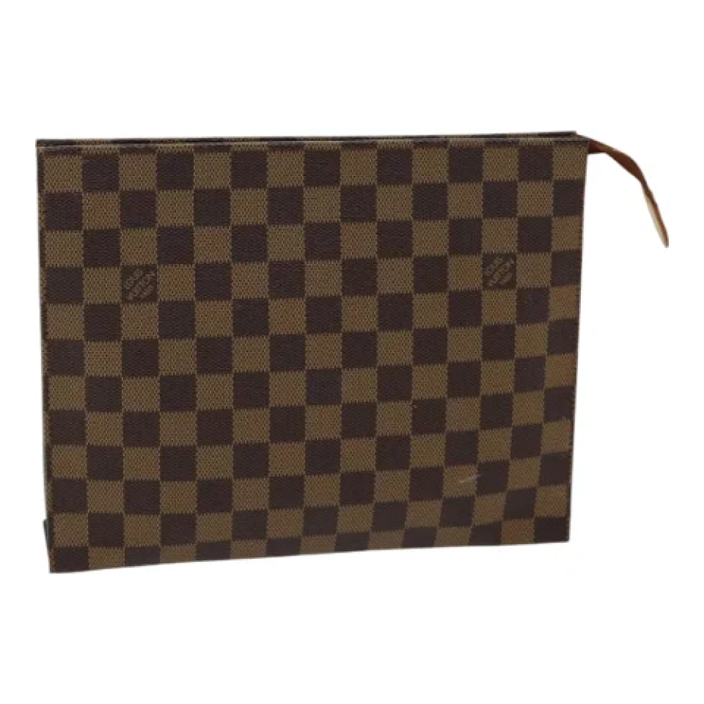Louis Vuitton Vintage Pre-owned Canvas pouches Brown Dames