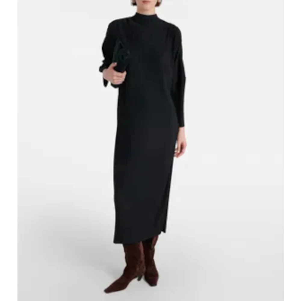 Max Mara Zwarte Easywear Jurk Faraone Black Dames