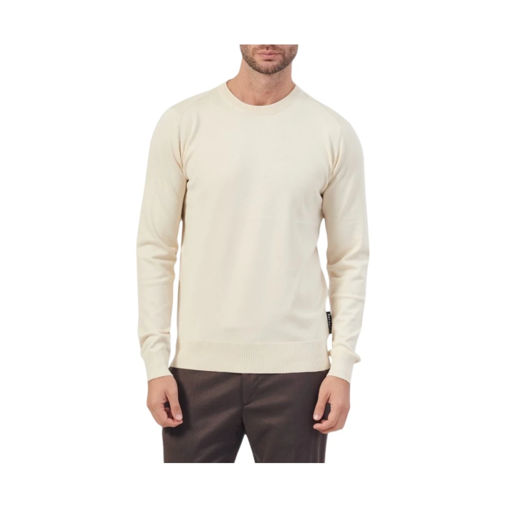 John Richmond Stijlvolle Gebreide Top Beige Heren