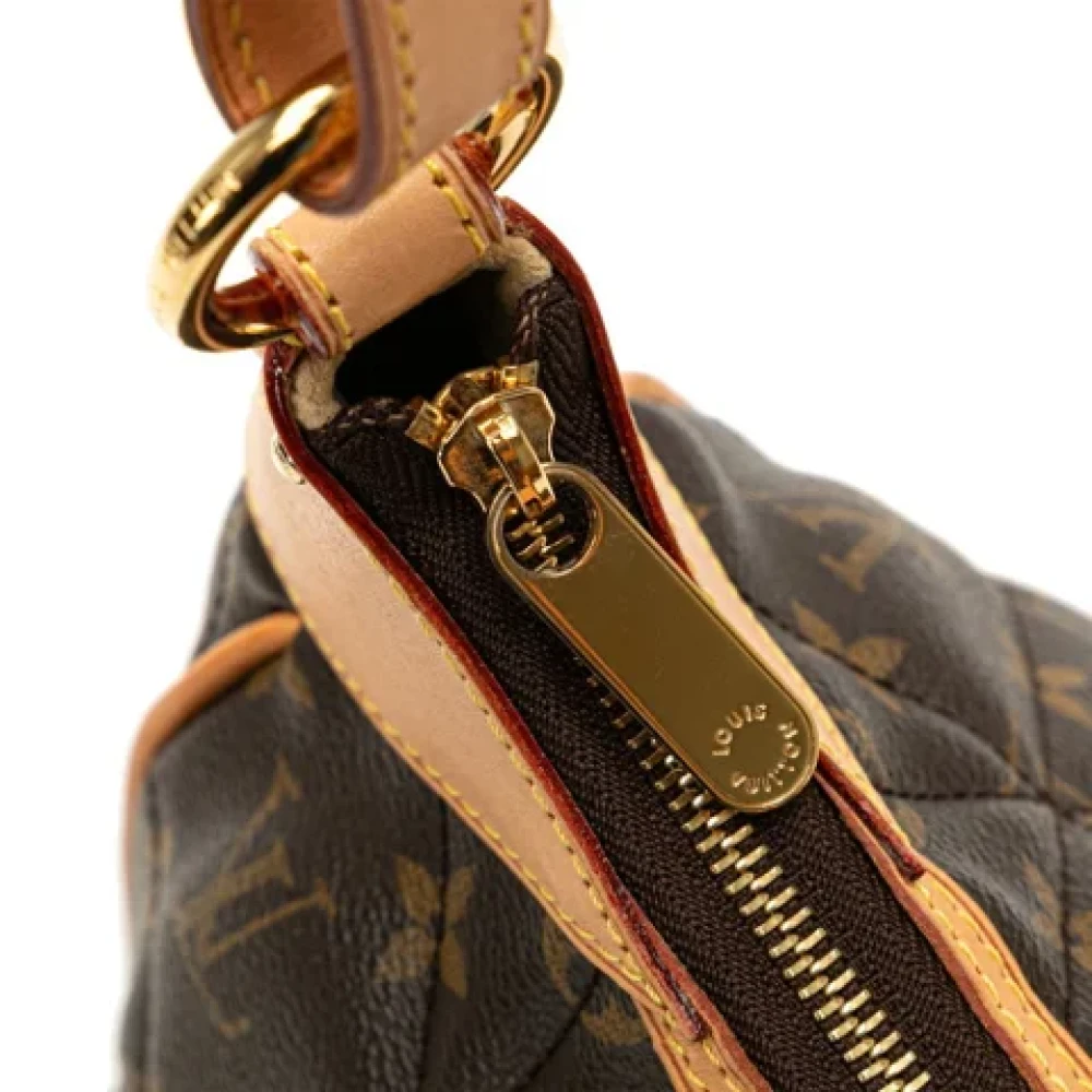 Louis Vuitton Vintage Pre-owned Plastic handbags Brown Dames