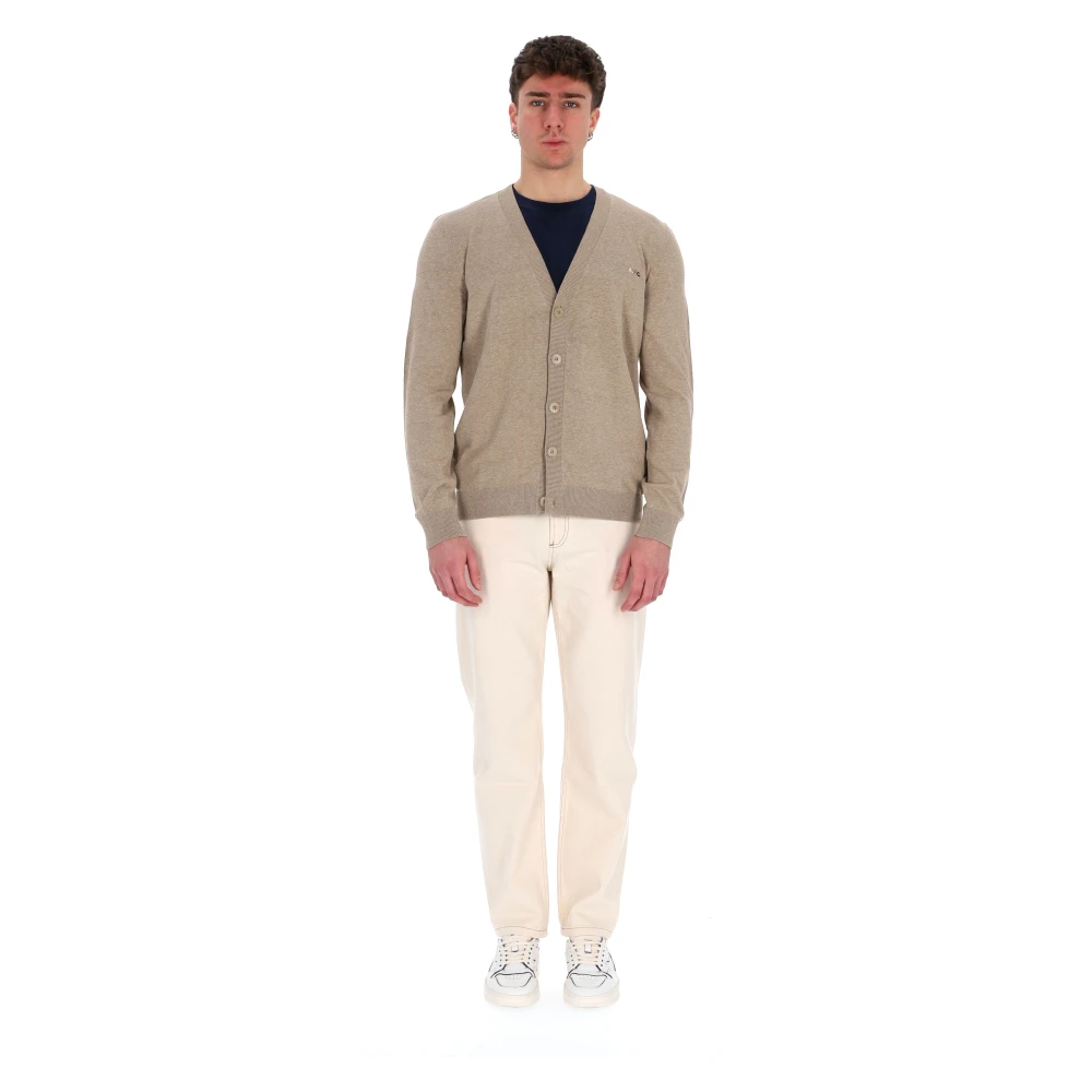A.p.c. Zacht gebreide cardigan Beige Heren