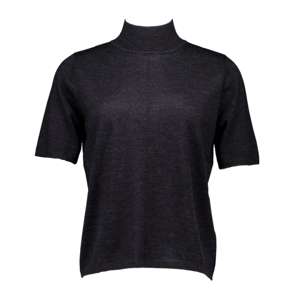 No man's land Stijlvolle Zwarte Tops Black Dames