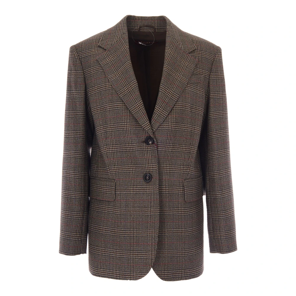 Max Mara Studio Vrouw Zwart Jassen Dames, Xs, Wol, Blazers