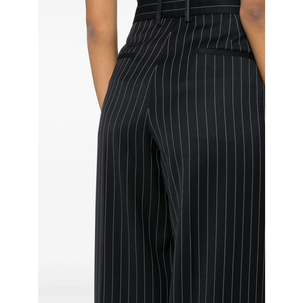 Msgm Navy Broek Blue Dames