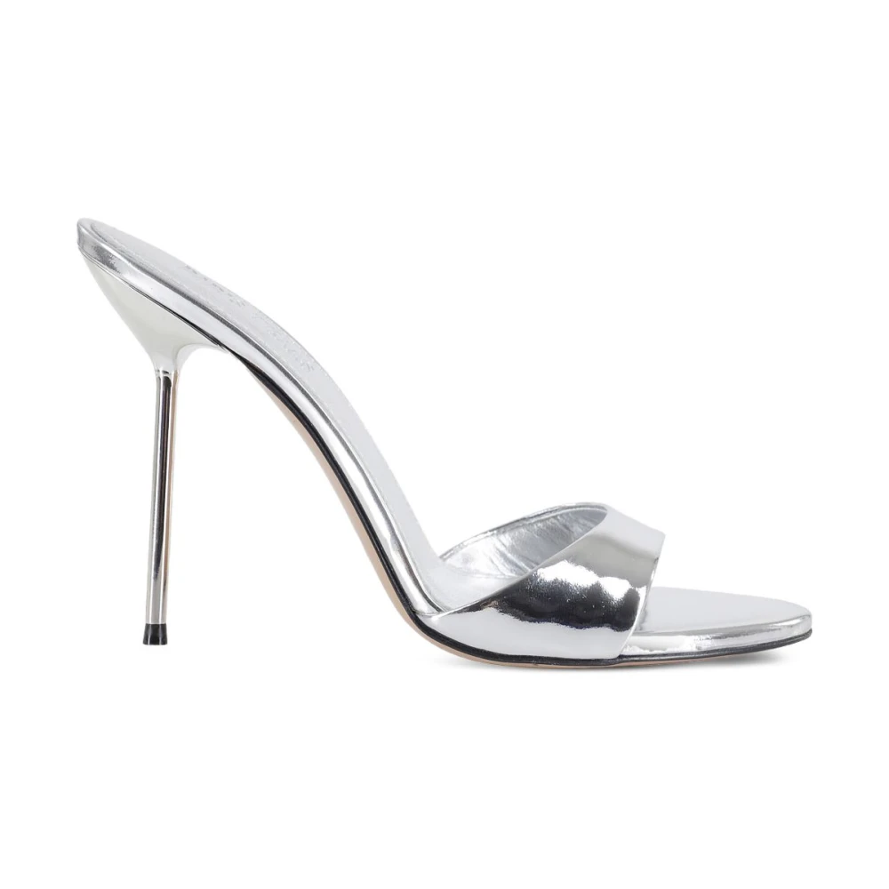 Paris Texas Women's Gray Heeled Mules, 6 Uk, Lidia Mule