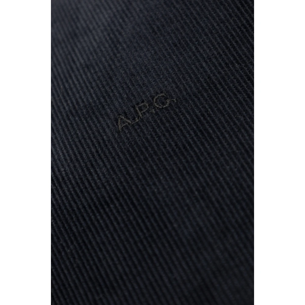A.p.c. Jas met logo Blue Heren