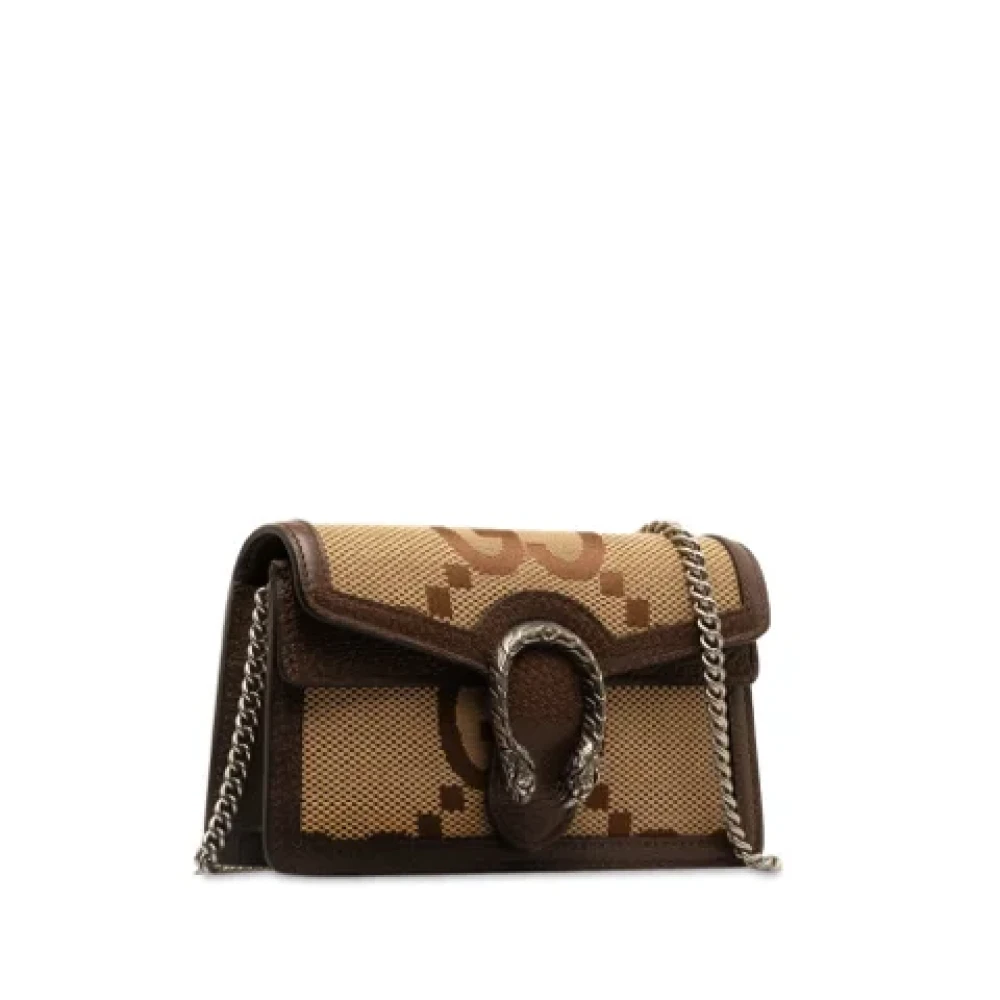 Gucci Vintage Pre-owned Leather gucci-bags Brown Dames