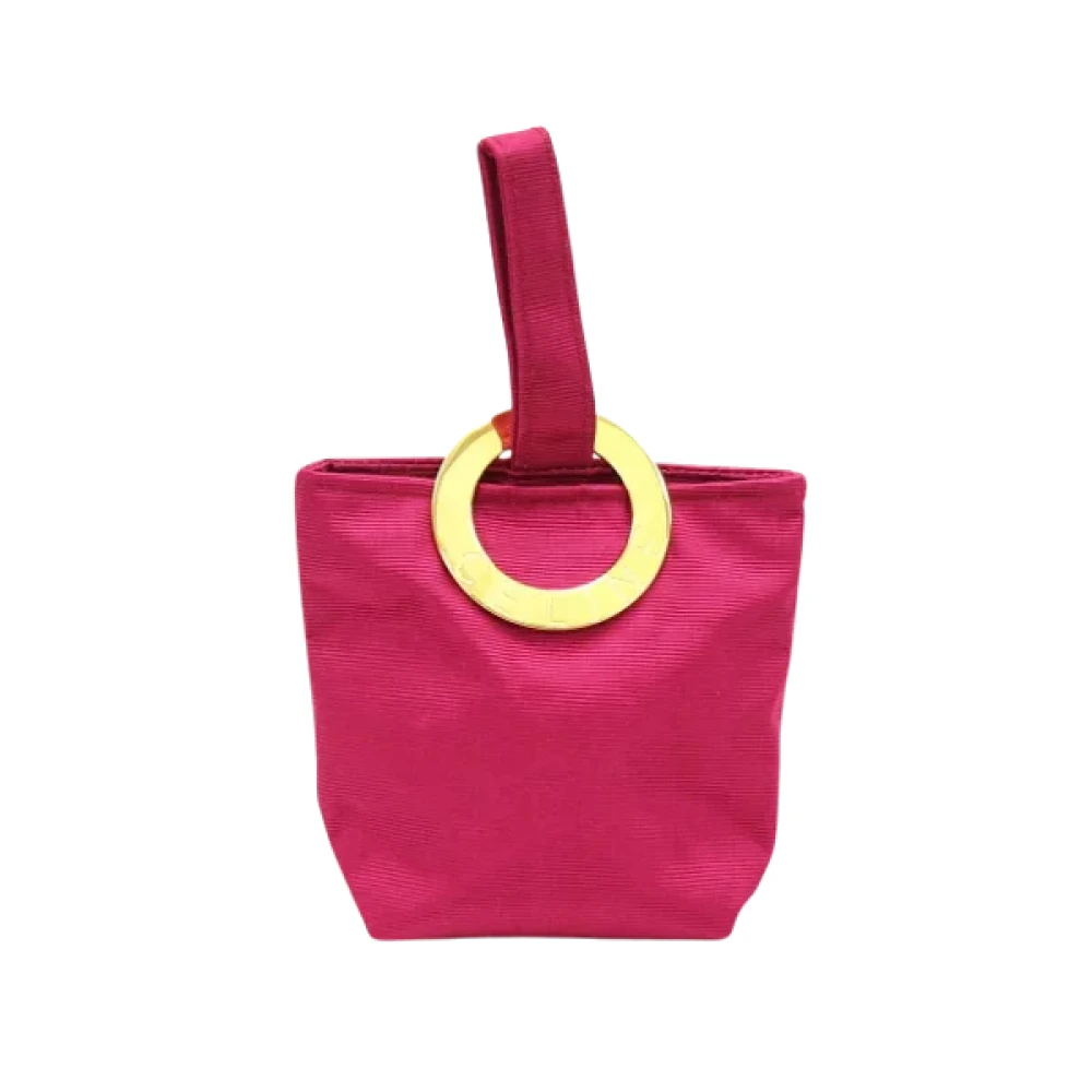 Celine Vintage Pre-owned Polyester celine-bags Pink Dames