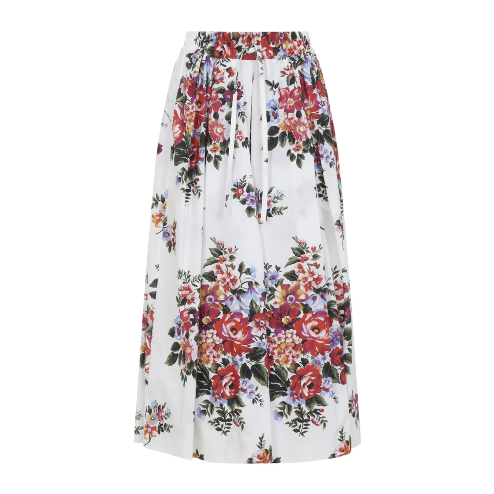 Dolce & Gabbana Multicolor Fiori Midi Skirt - Female - Midi Skirts - S - Skirts