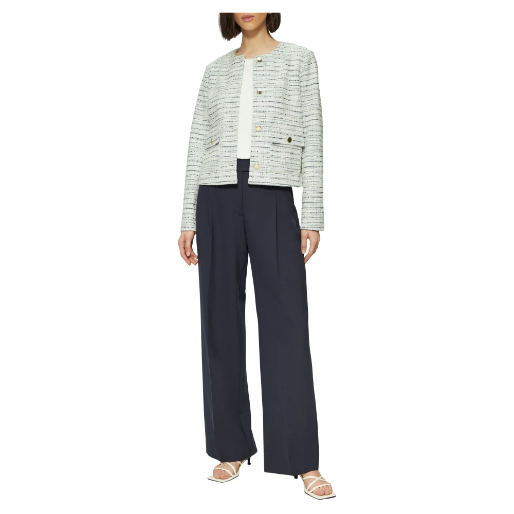s.Oliver Geruite Bouclé Indoor Blazer Green Dames