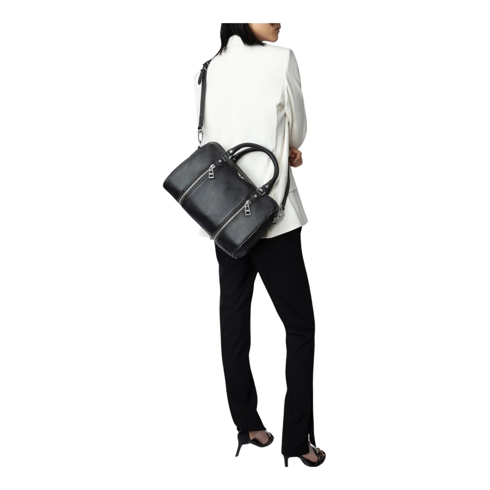 Zadig & Voltaire Sunny Medium Studs Bag Black Dames