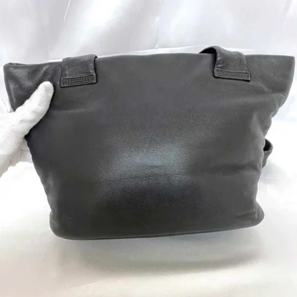 Loewe Pre-owned Leather shoulder-bags Black Dames