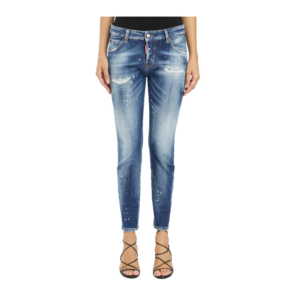 Dsquared2 Cool Girl Denim Broek Blue Dames