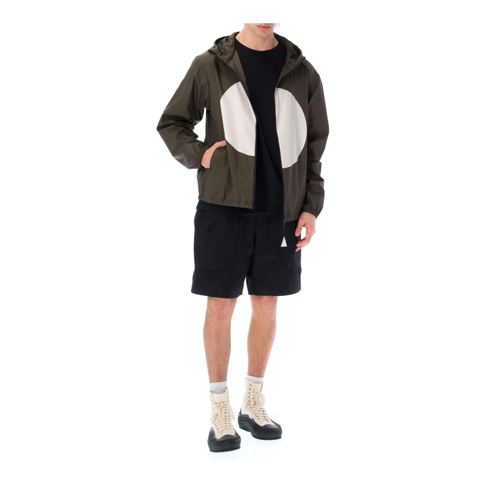 Moncler Cort Jack met Trekkoord Capuchon Green Heren