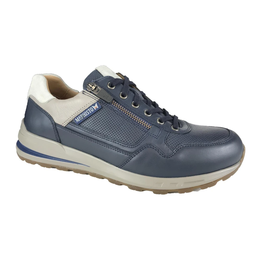 Mephisto Blauwe Bradley Sneaker Schoenen Heren Schoenen