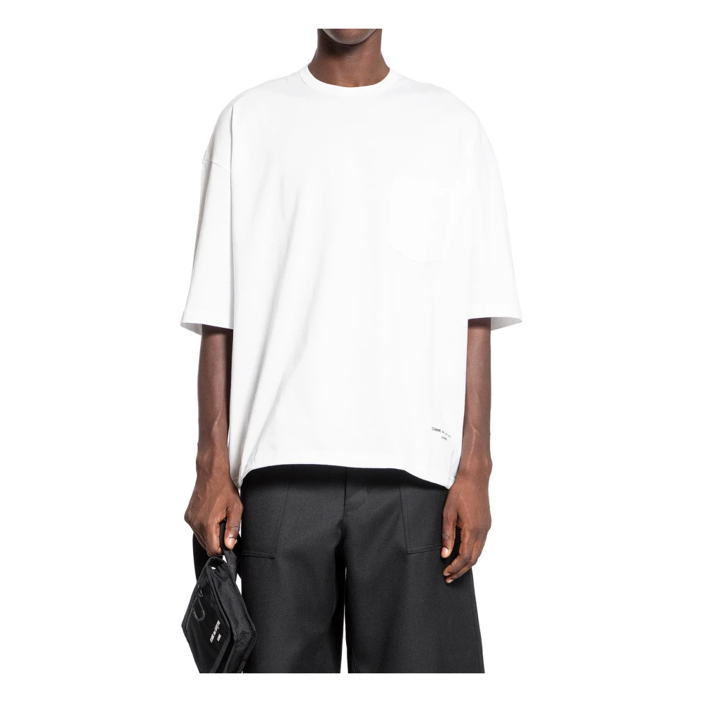 Comme des Garçons Jersey Tee met Borstzak White Heren