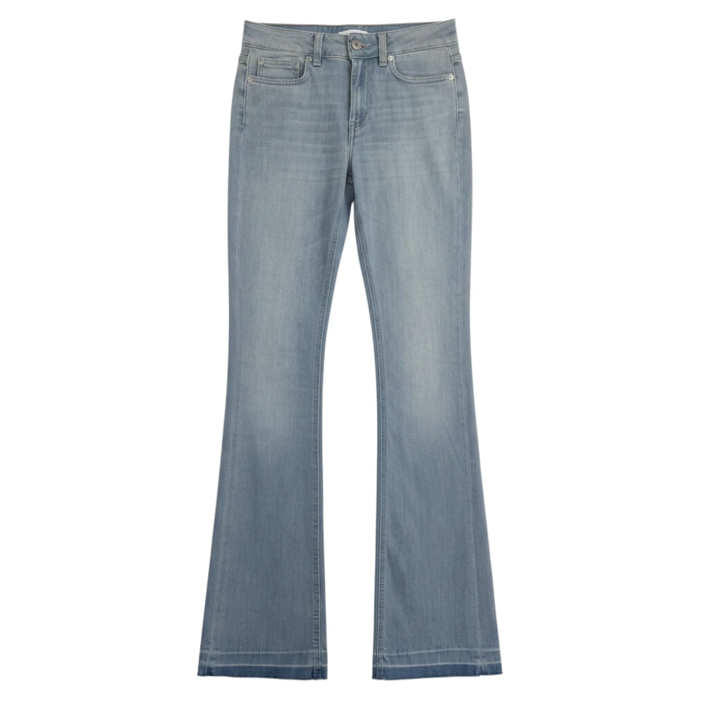 Dondup Blue Newlola Jeans - Female - Flare Jeans - W26 - Jeans