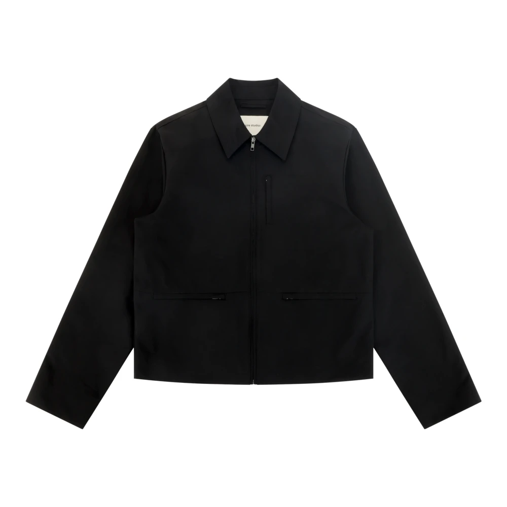 Entire Studios Herr Svart Jackor S, Bomull, Zip-Up Jacka