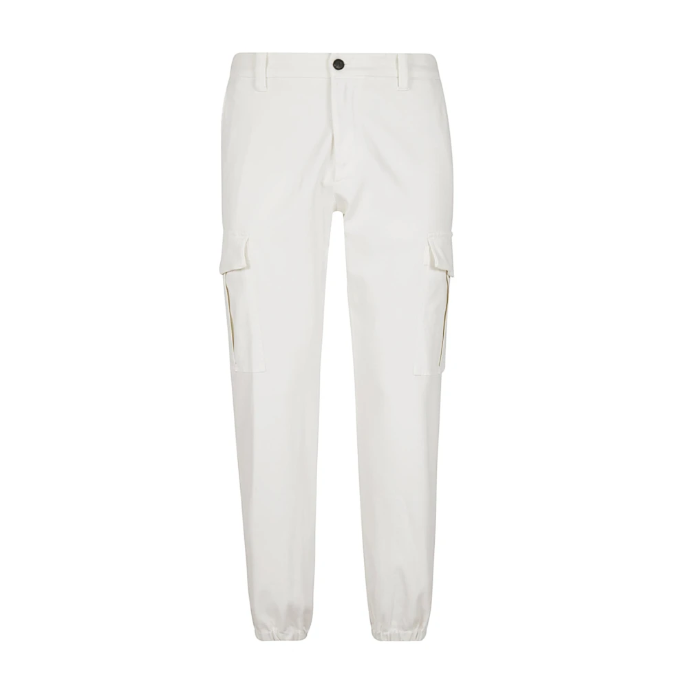 Eleventy Cargo broek met elastische onderkant Beige Heren