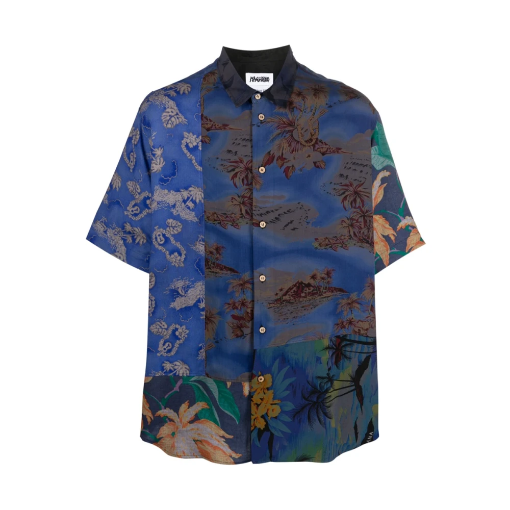 Magliano Vintage Hawaïaans Surplus Shirt Black Heren