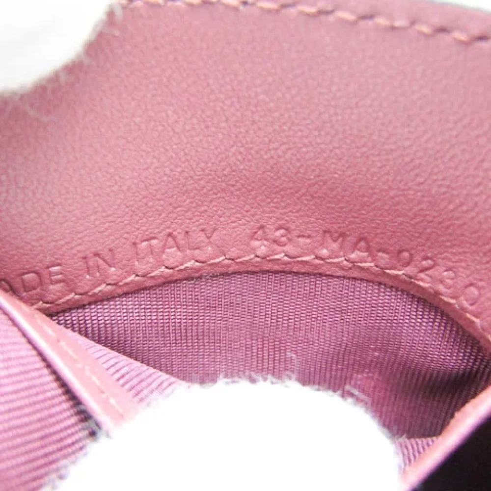 Dior Vintage Pre-owned Leather wallets Pink Dames