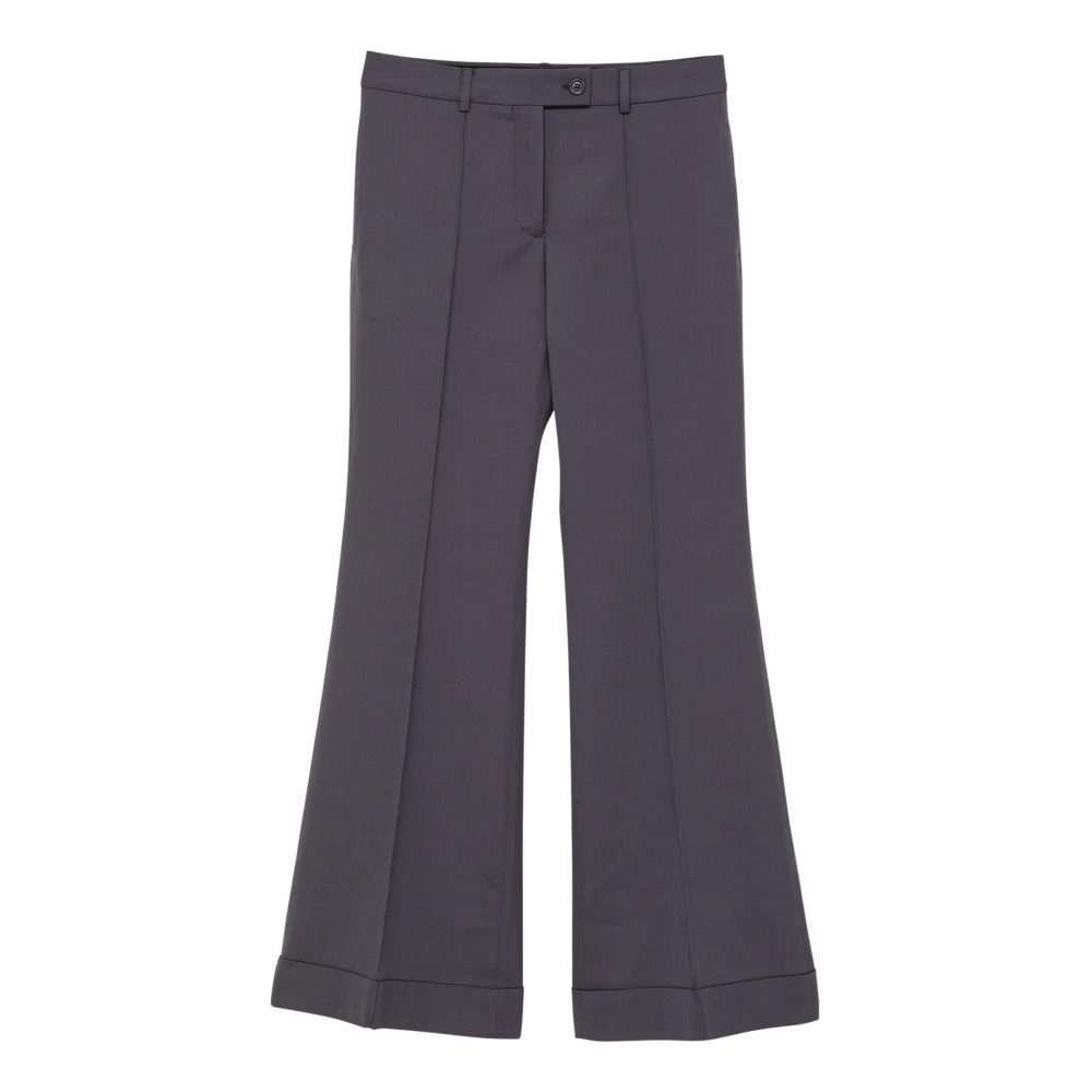 Acne Studios Signature Palazzo Broek Gray Dames