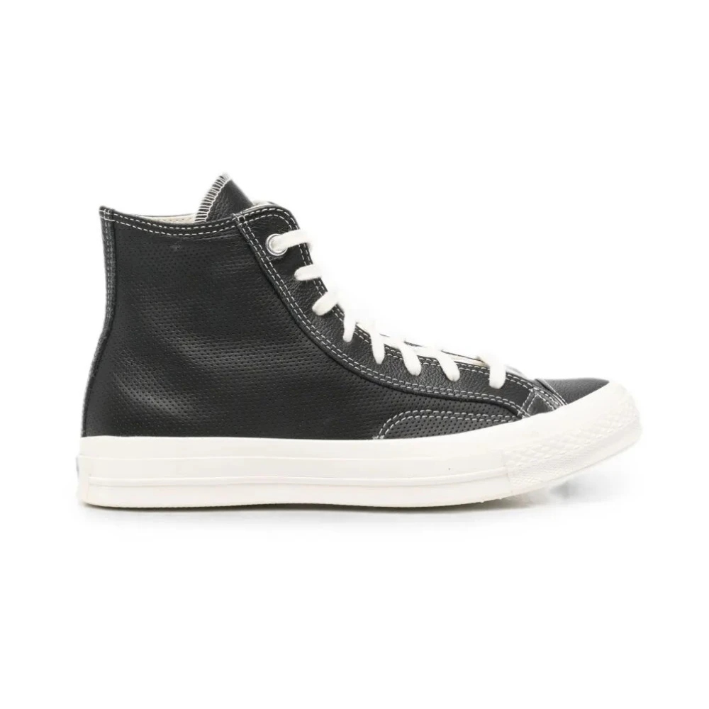 Converse Chuck 70 Hi Perforated Leather unisex Schoenen Zwart