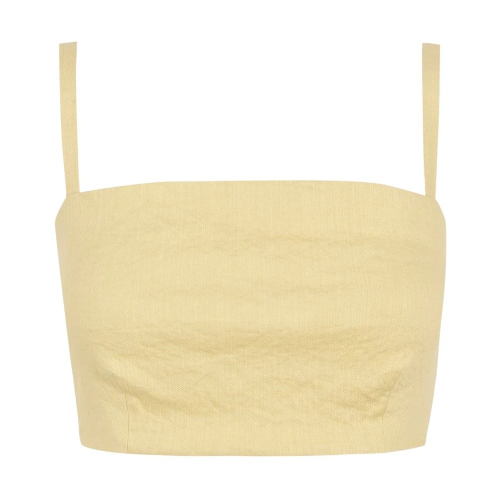Cortana Citroen top bustier lichtgeel Yellow Dames
