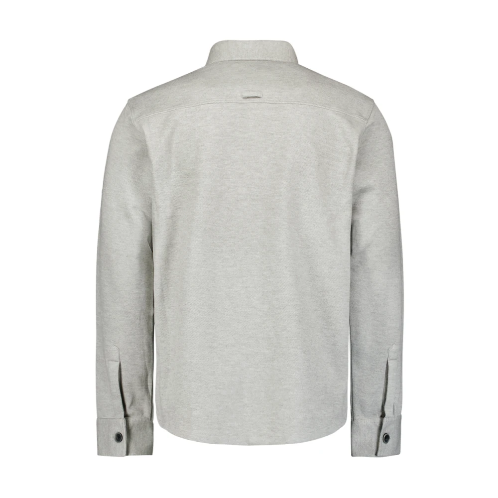 No Excess Knoopsluiting Sweat Overshirt Gray Heren