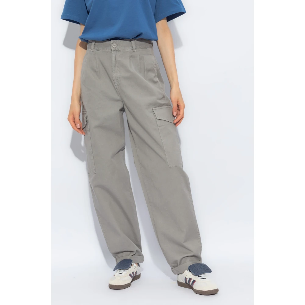 Carhartt WIP Cargo broek Gray Dames