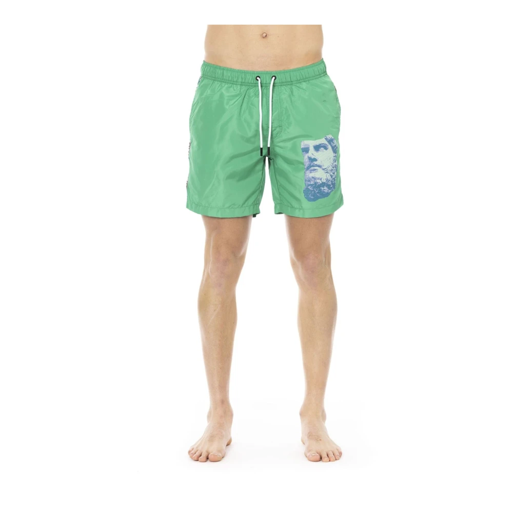 Bikkembergs Men's Green Beachwear, S, Swimwear Collection Spring/Summer