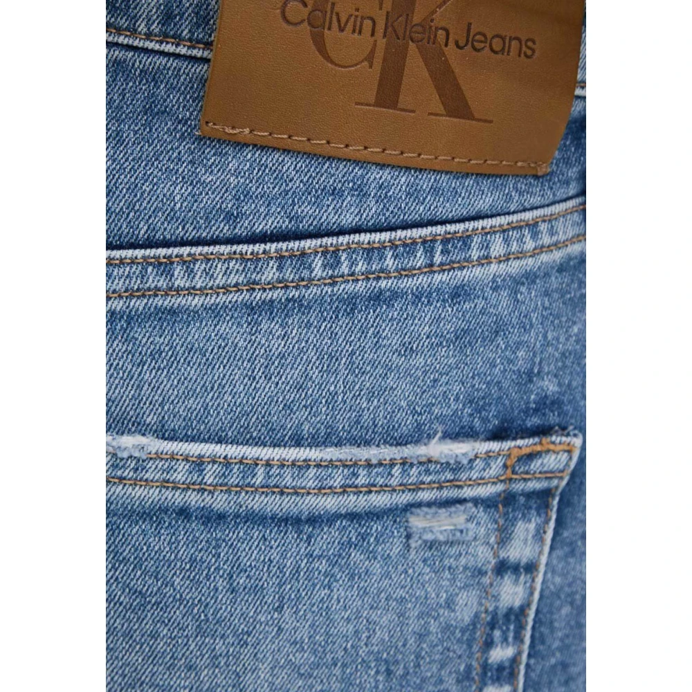 Calvin Klein Jeans Slim Taper Jeans in Denim Medium Blue Heren