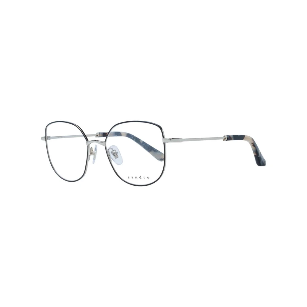 Sandro Women's Black Glasses, One Size, Metal Frame Glasses Stylish Model
