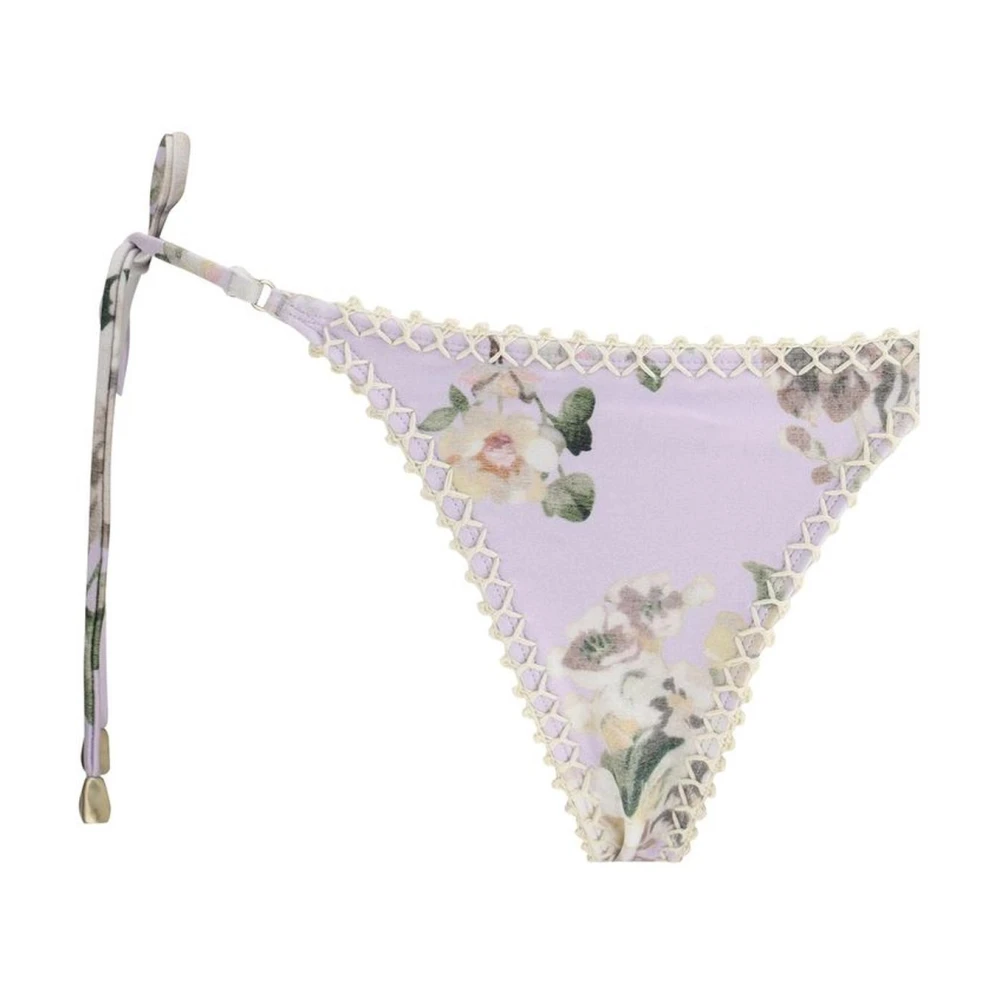 Zimmermann Bloemen Gehaakte Driehoekige Badpak Multicolor Dames