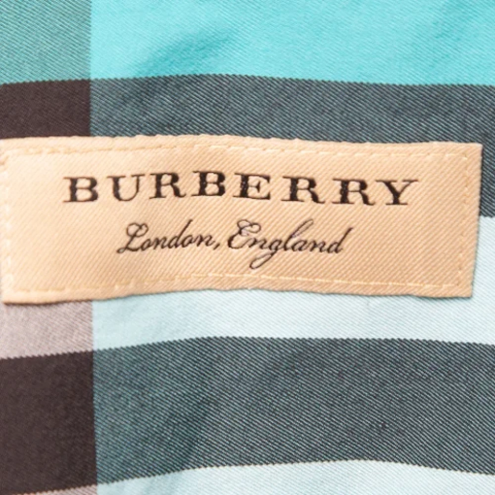 Burberry Vintage Pre-owned Cotton tops Blue Heren