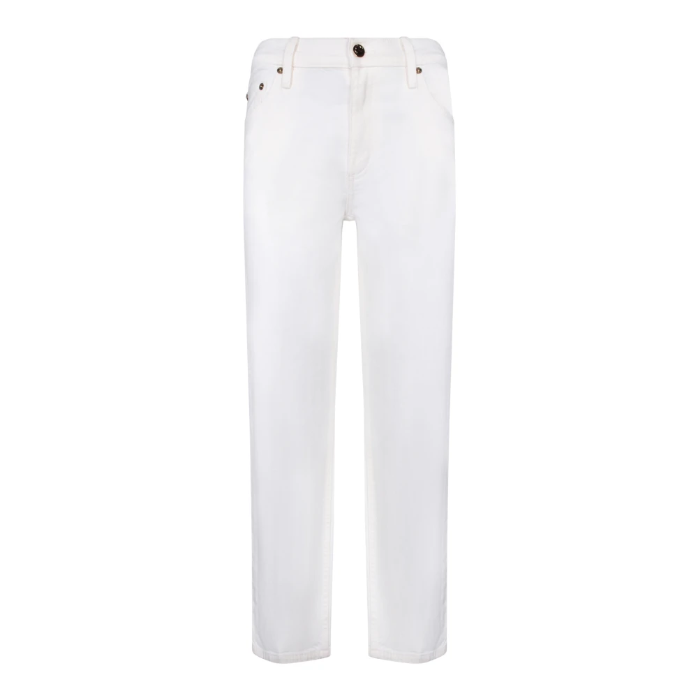 TORY BURCH Stretch katoenen denim jeans gemaakt in Italië White Dames