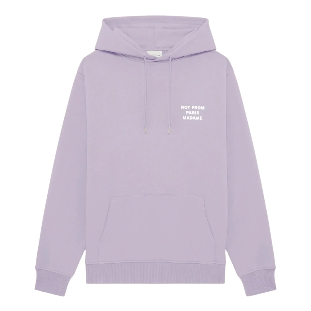 Drole De Monsieur Purple Hoodies, Male, S, Le Hoodie Slogan