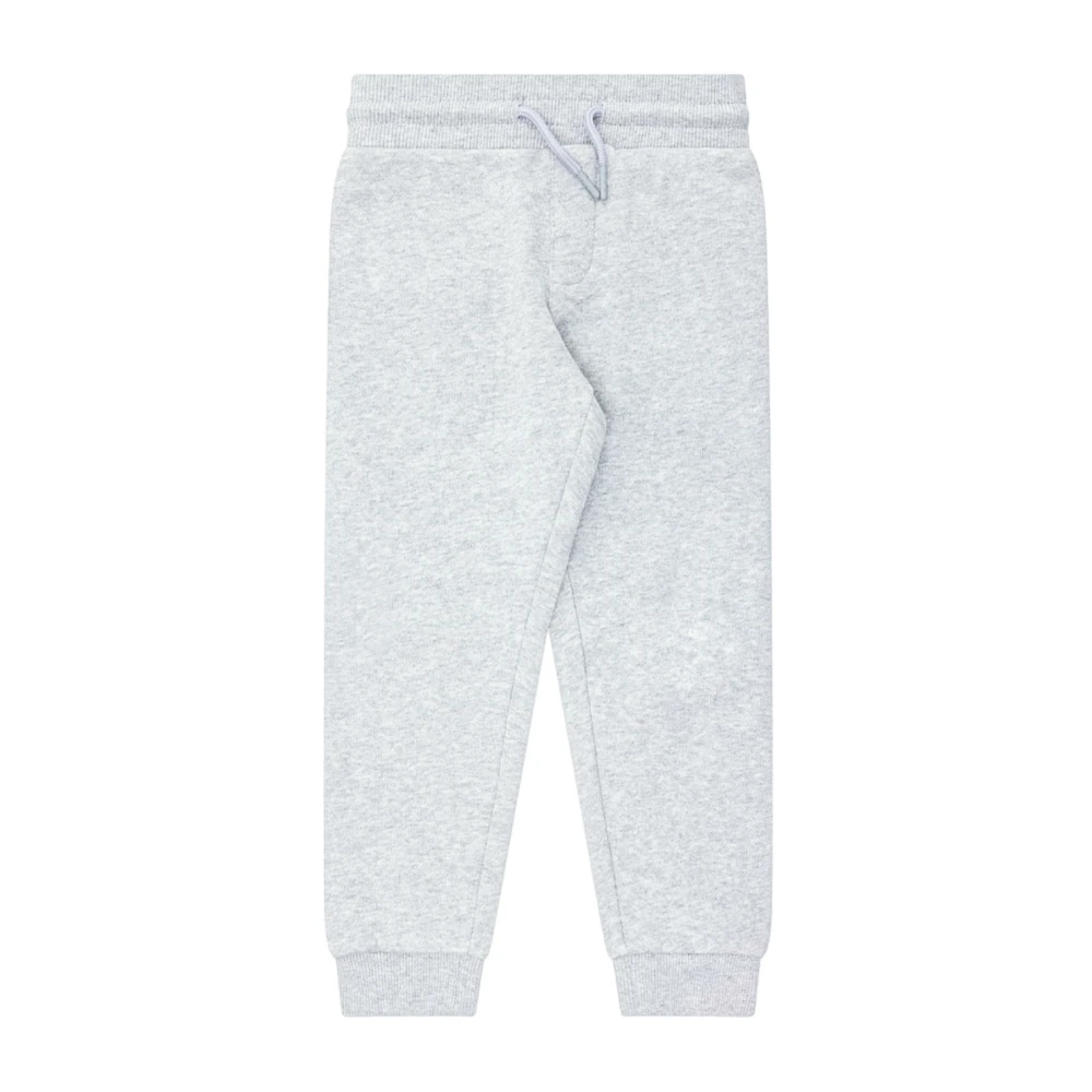 Kenzo Gray Sweatpants, Unisex, 2 Y, Logo Cotton Joggers