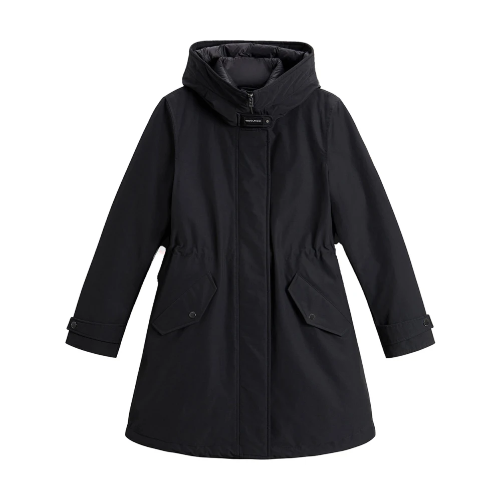 Woolrich Zwarte 3-in-1 waterbestendige jas Black Dames