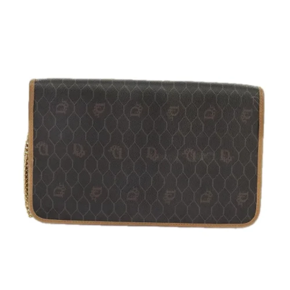 Dior Vintage Pre-owned Canvas dior-bags Brown Dames