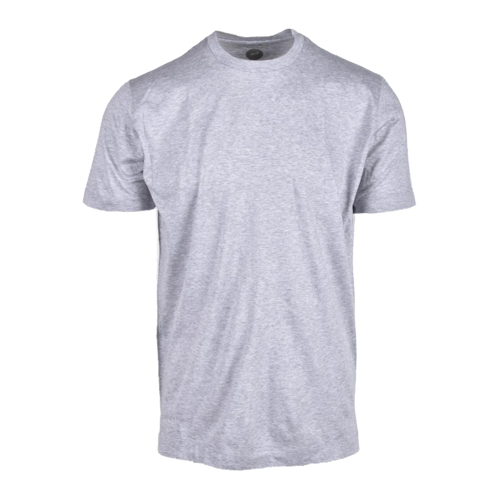 Mazzarelli Katoenen T-shirt Gray Heren